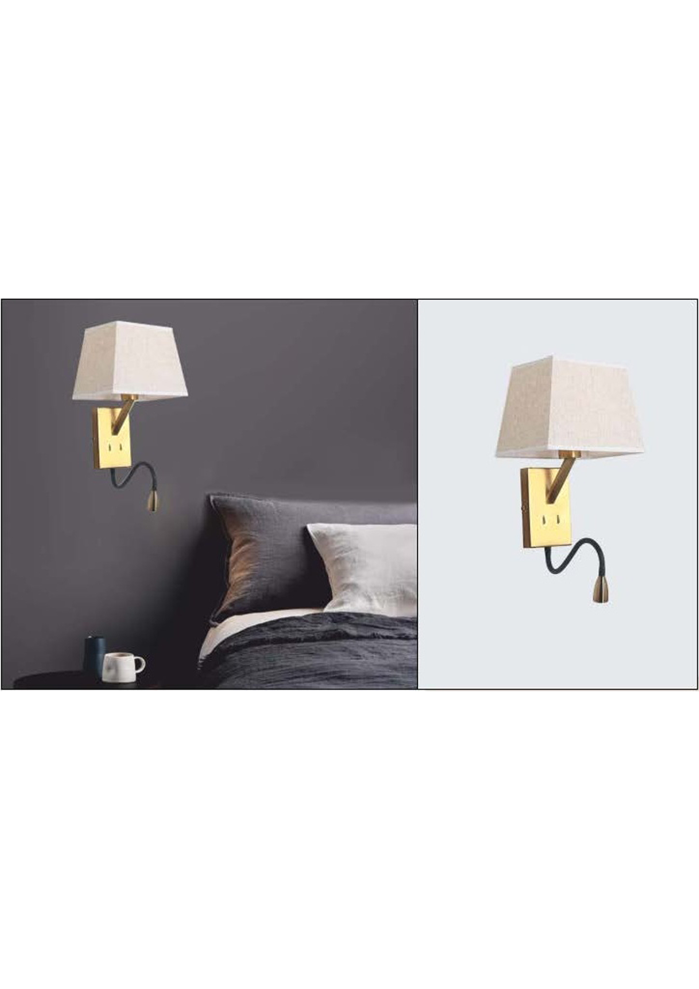 Beyond Lights - Brass Wall Lamp- GL